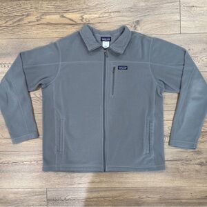 Patagonia Men's Gray Full-Zip Fleece XL